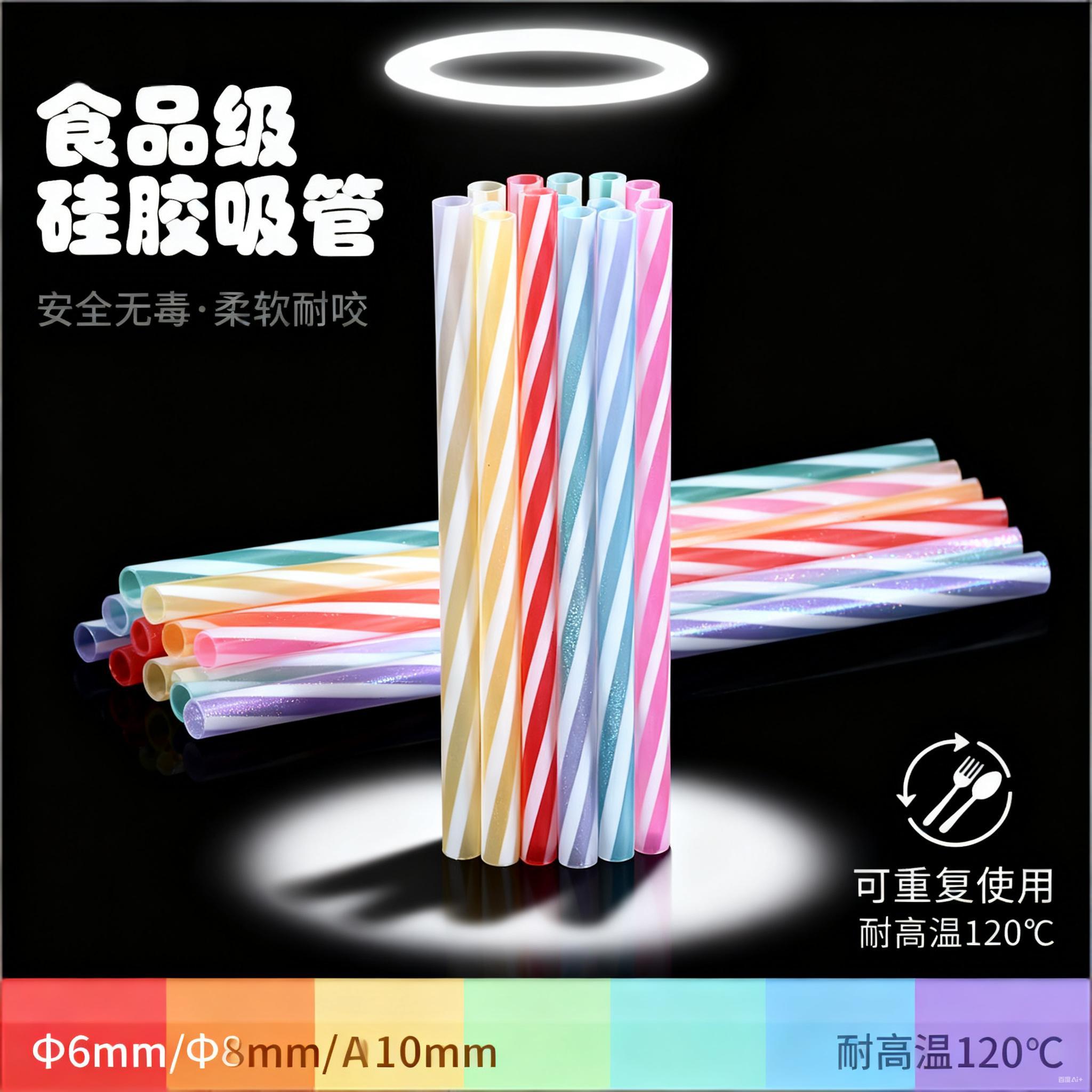 食品級(jí)硅膠吸管