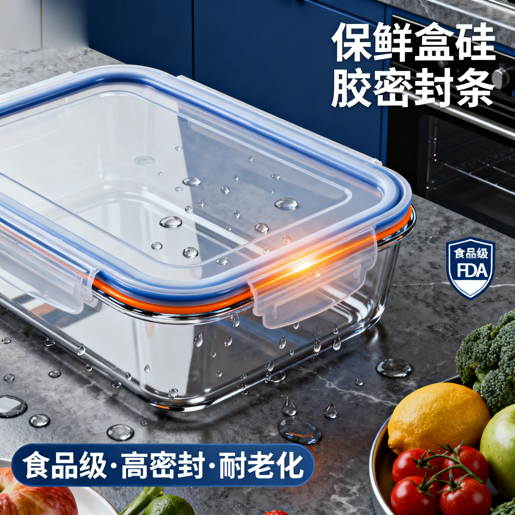 保鮮盒硅膠密封條